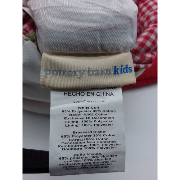 Pottery Barn Kids Coco Dog with Antlers Christmas Stocking Holiday Quilted Red - Picture 6 of 9